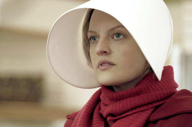 Elisabeth Moss as Offred in "The Handmaid's Tale" (Hulu/George Kraychyk)