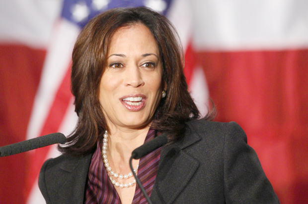 Kamala Harris (AP/Damian Dovarganes)
