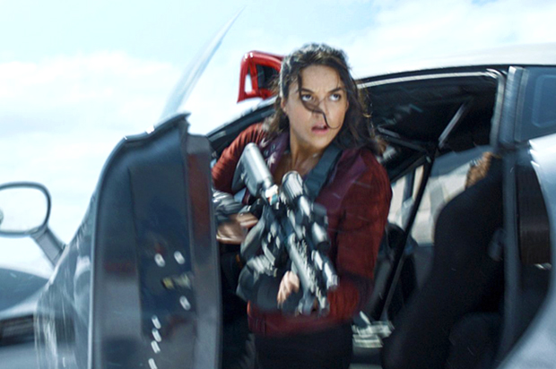 Michelle Rodriguez in "The Fate of the Furious" (Universal Studios)