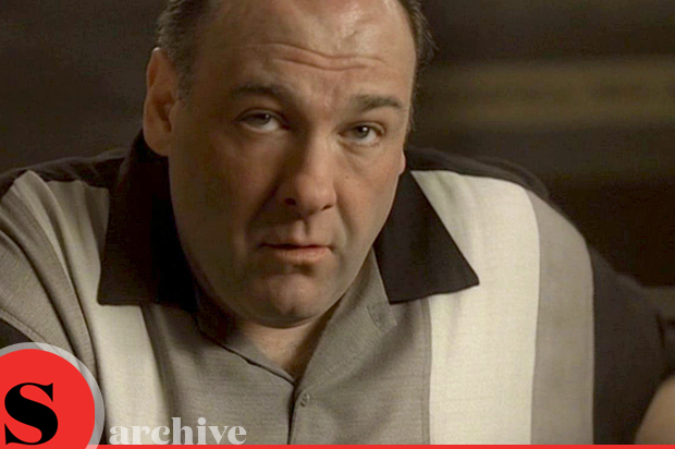 James Gandolfini as Tony Soprano in "The Sopranos" (HBO)