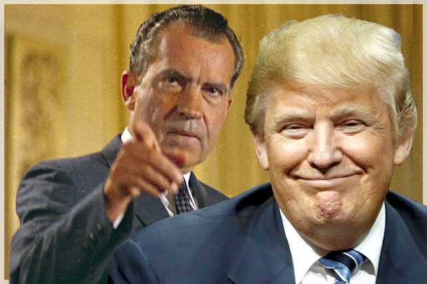 Richard Nixon; Donald Trump (AP/Matt Rourke)
