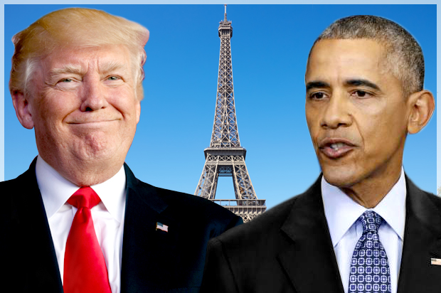 Donald Trump; Barack Obama (AP/Evan Vucci/Pablo Martinez Monsivais/Getty/AndreaAstes)
