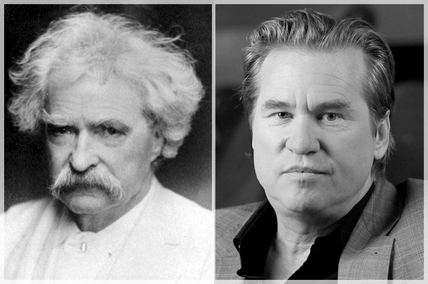 Mark Twain; Val Kilmer (AP/Mark Humphrey)