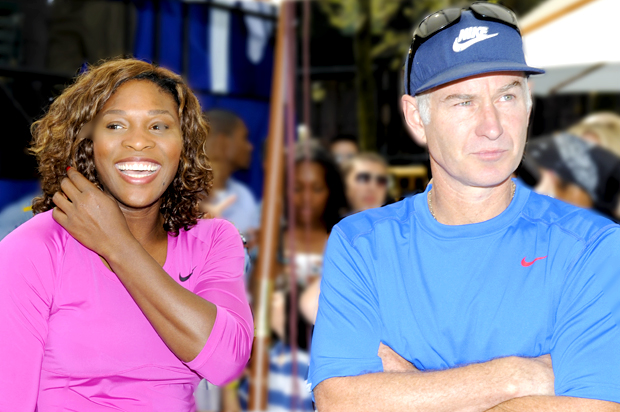 Serena Williams; John McEnroe (Getty/Rob Tringali)