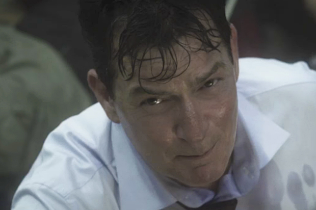 Charlie Sheen as Jeffrey Cage in "9/11" (20th Century Fox)