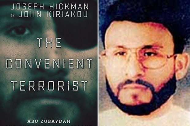The Convenient Terrorist by John Kiriakou and Joseph Hickman; Abu Zubaydah (Hot Books/AP/U.S. Central Command)
