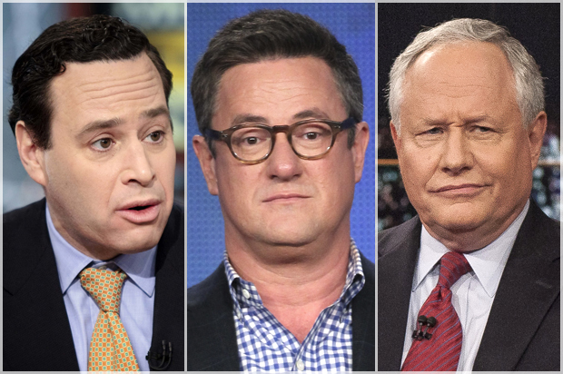 David Frum, Joe Scarborough, Bill Kristol (Getty/Brendan Smialowski/Frederick M. Brown/AP/Janet Van Ham)