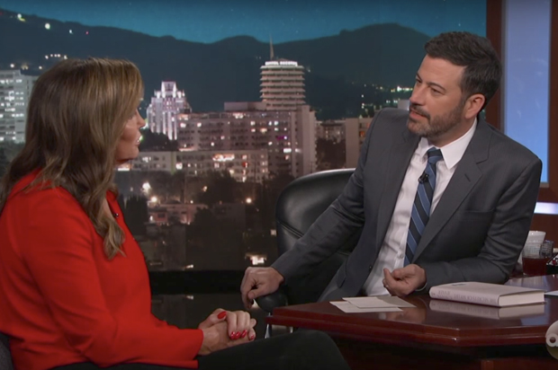 Caitlyn Jenner and Jimmy Kimmel on Jimmy Kimmel Live (ABC)