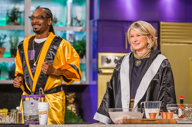 Snoop Dogg and Martha Stewart in "Martha & Snoop's Potluck Dinner Party" (VH1)
