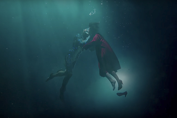 Doug Jones as the creature and Sally Hawkins as Elisa in "The Shape of Water" (Fox Searchlight Pictures)