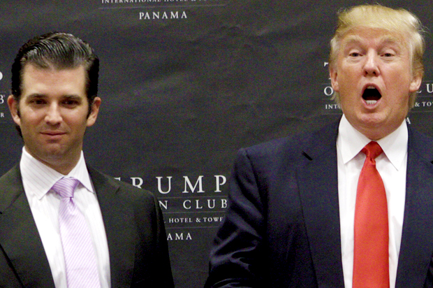 Donald Trump Jr.; Donald Trump (AP/Arnulfo Franco)