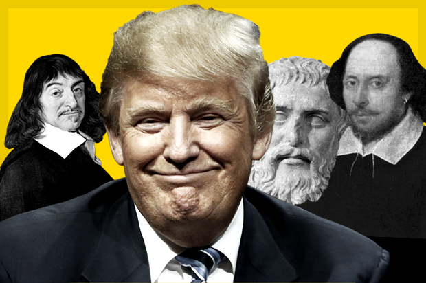 René Descartes; Donald Trump; Plato; William Shakespeare (AP/Matt Rourke/WikiMedia/Salon)