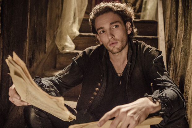 Laurie Davidson as William Shakespeare  in "Will" (TNT/Aidan Monaghan)