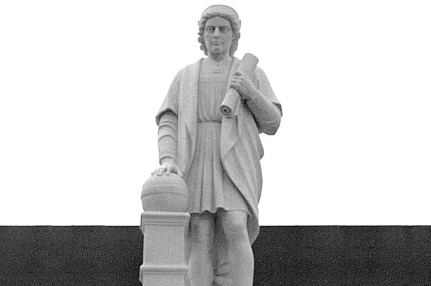 Christopher Columbus Monument in Baltimore, Maryland (AP)