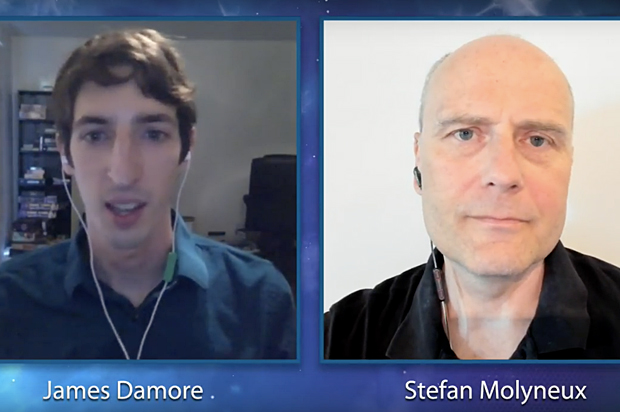 James Damore; Stefan Molyneux (Youtube/Stefan Molyneux)
