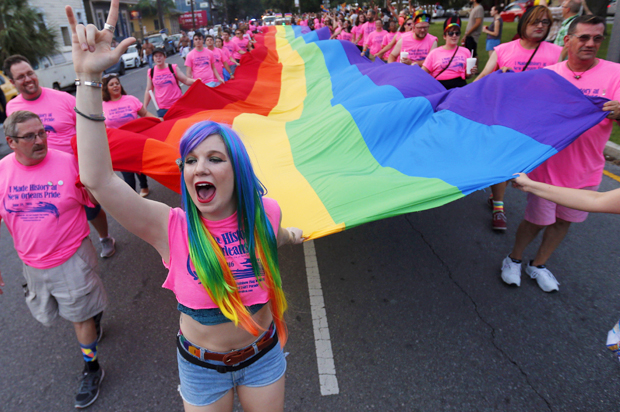 New Orleans Pride parade (AP/Gerald Herbert)