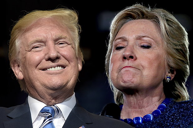 Donald Trump; Hillary Clinton (Getty/Susan Walsh/Justin Sullivan)