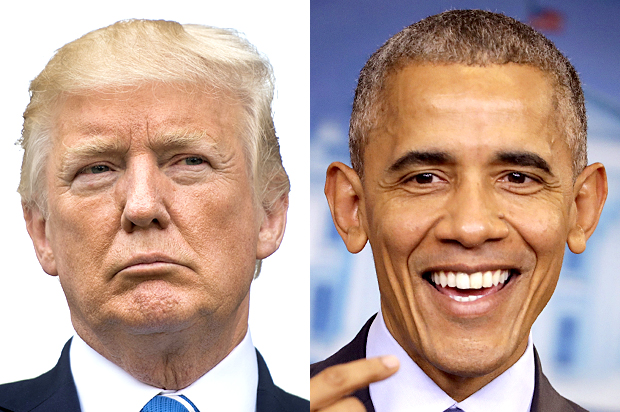 Donald Trump; Barack Obama (Getty/Jim Watson/Chip Somodevilla)