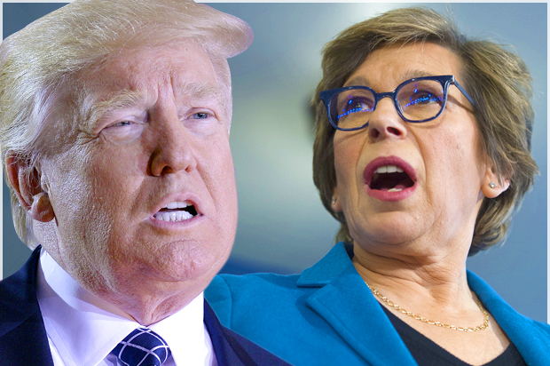 Donald Trump; Randi Weingarten (Getty/Olivier Douliery/AP/Cliff Owen/Salon)