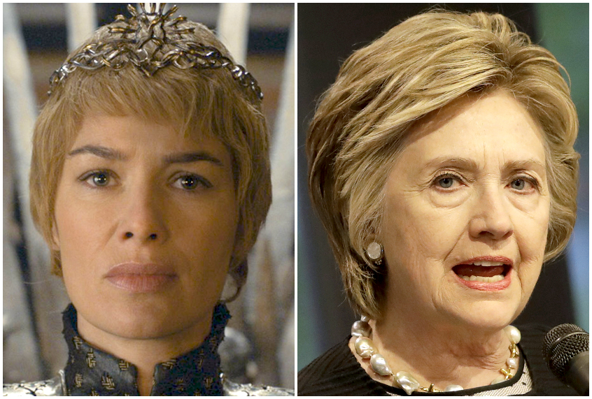 Cersei Lannister; Hillary Clinton (HBO/AP/Patrick Semansky)