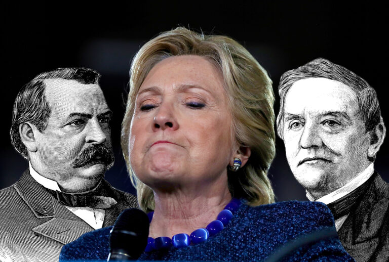 Grover Cleveland; Hillary Clinton; Samuel Tilden (Getty/Justin Sullivan/pictore/benoitb)