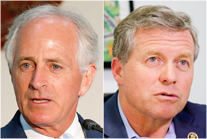 Bob Corker; Charlie Dent (Getty/Paul Morigi/Eduardo Munoz Alvarez)