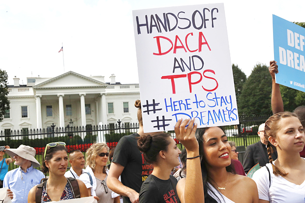 Yurexi Quinones, a college student who is a recipient of DACA (AP/Jacquelyn Martin)