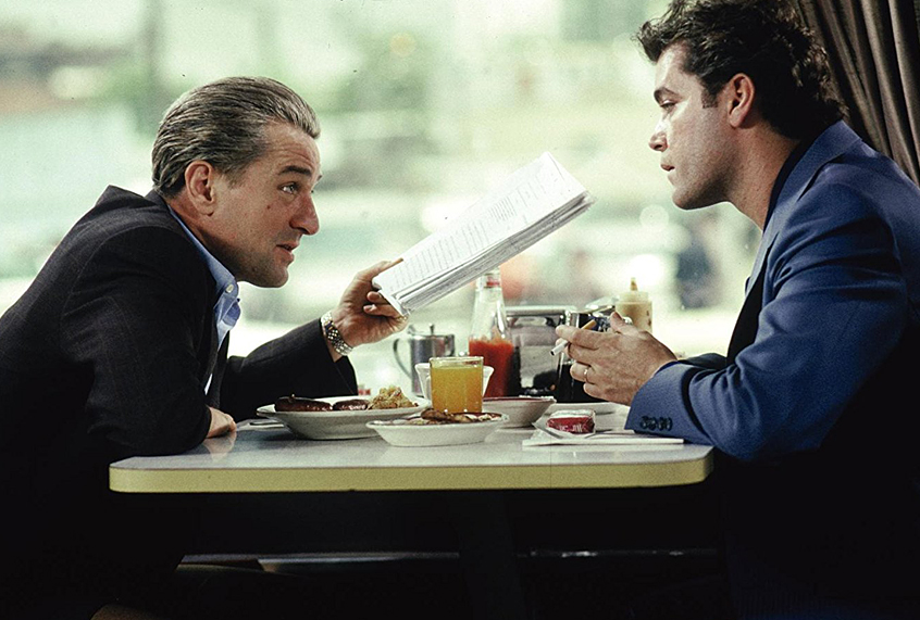 Robert De Niro and Ray Liotta in "Goodfellas" (Warner Bros.)