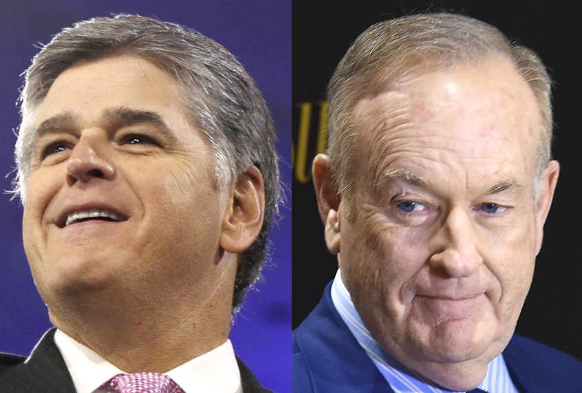Sean Hannity; Bill O'Reilly (AP/Carolyn Kaster/Getty/Ilya S. Savenok)