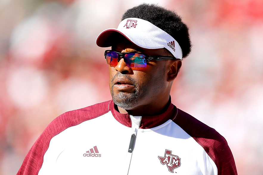 Head coach Kevin Sumlin of the Texas A&M Aggies (Getty/Kevin C. Cox)