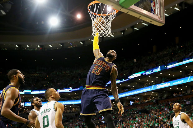 LeBron James #23 of the Cleveland Cavaliers (Getty/Elsa)