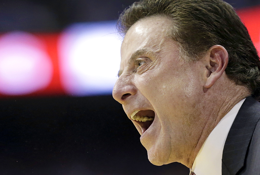 Louisville Cardinals head coach Rick Pitino (AP/Gerry Broome)