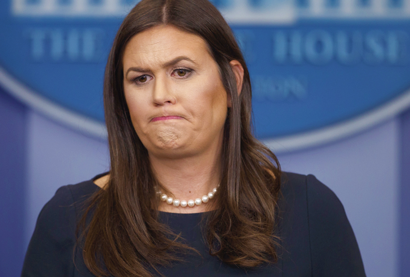 Sarah Huckabee Sanders (AP/Evan Vucci)