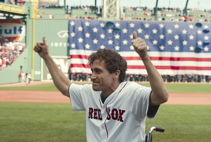 Jake Gyllenhaal as Jeff Bauman in "Stronger" (Lionsgate/Roadside Attractions)
