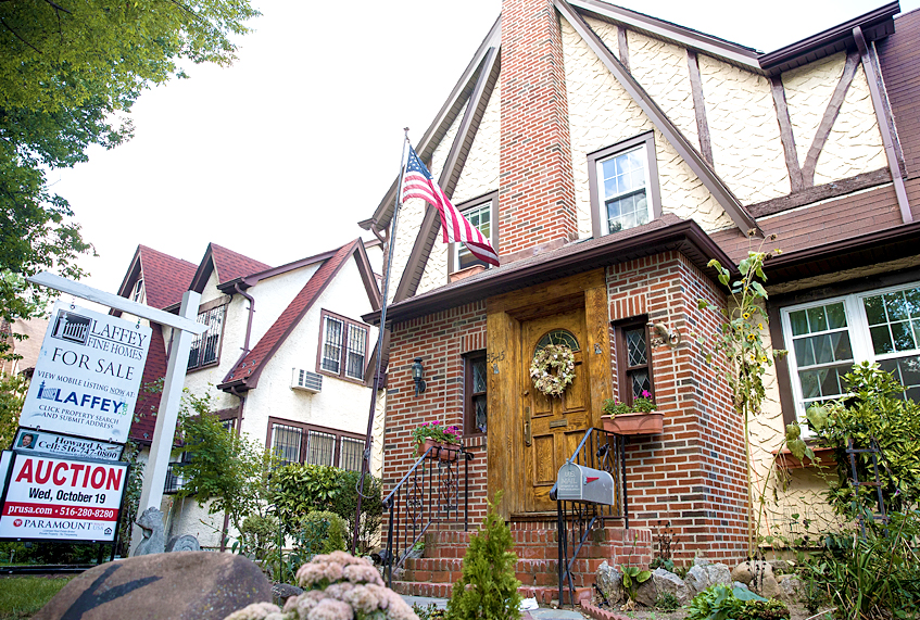 Donald Trump's childhood home in Queens (Getty/Drew Angerer)