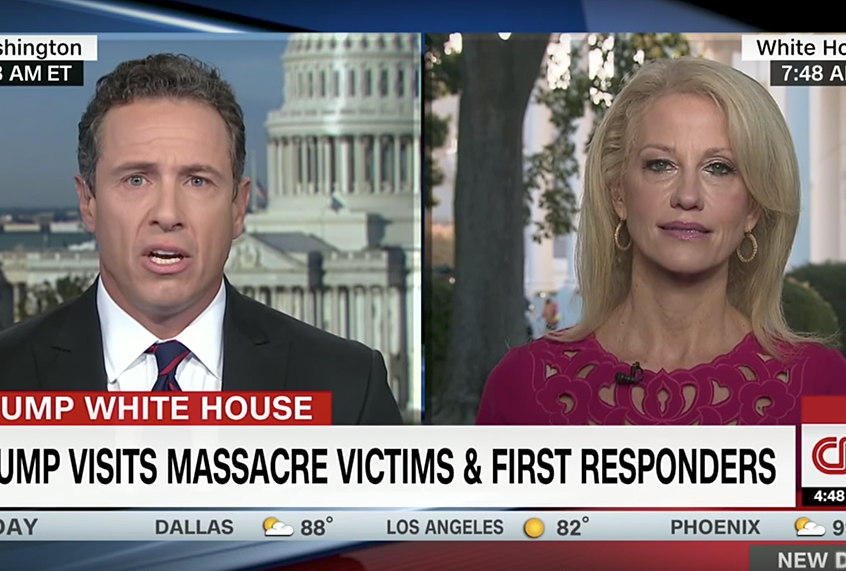 Chris Cuomo; Kellyanne Conway (YouTube/CNN)