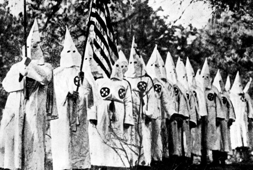 Members of the Ku Klux Klan (Getty/Henry Guttmann)