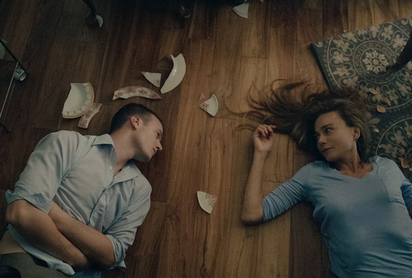 Nathan Keyes and Lena Olin in "Maya Dardel" (Samuel Goldwyn Films)