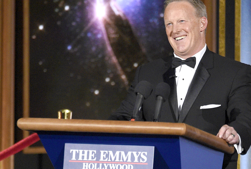 Sean Spicer (AP/Chris Pizzello)
