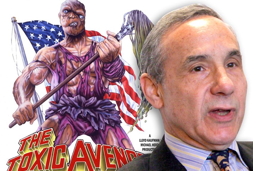 Toxic Avenger; Lloyd Kaufman (Getty/Thos Robinson)