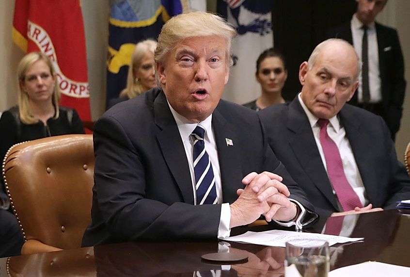 Donald Trump, John Kelly (Getty/Chip Somodevilla)