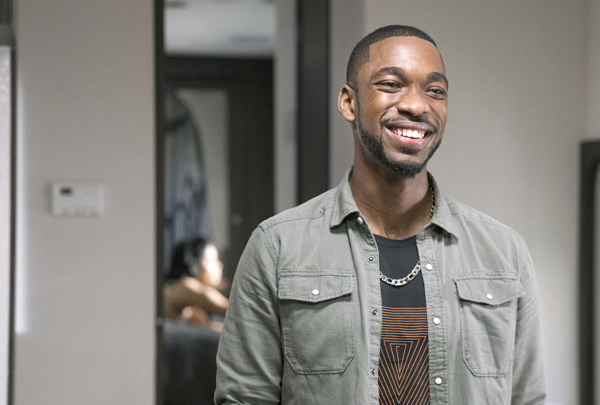 Jay Pharoah as Floyd in "White Famous" (Showtime/Michael Desmond)