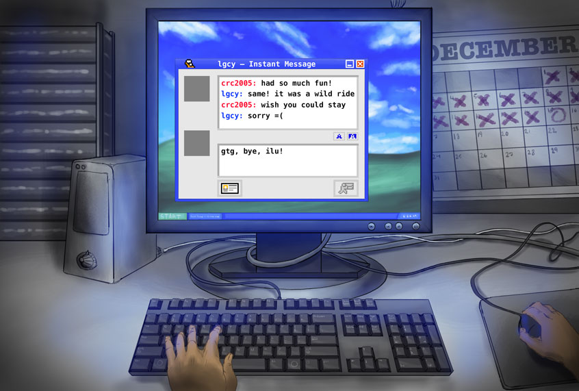 Old School AOL Instant Messenger (Salon/Ilana Lidagoster)
