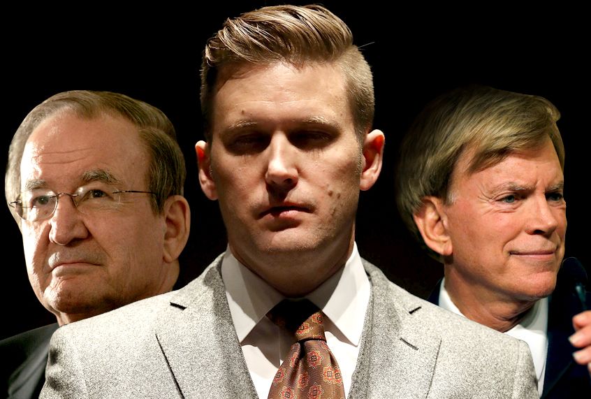 Pat Buchanan; Richard Spencer; David Duke (AP/Getty/Salon)