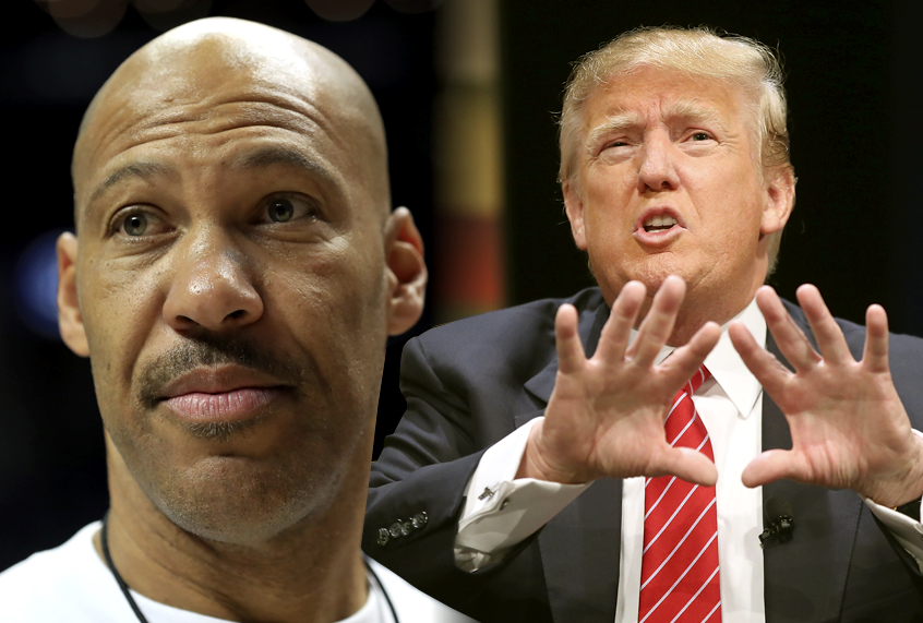 LaVar Ball; Donald Trump (Getty Images/Photo montage by Salon)