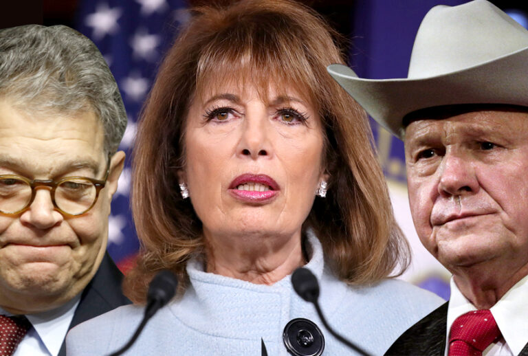 Al Franken; Jackie Speier; Roy Moore (AP/Getty/Salon)