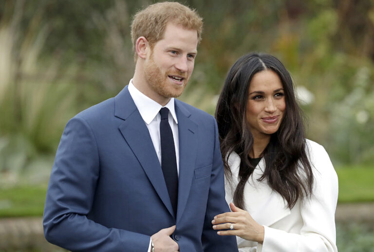 Prince Harry and his fiancee Meghan Markle (AP/Matt Dunham)