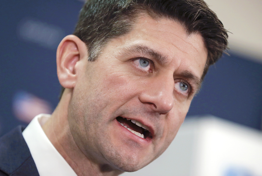 Paul Ryan speaks during a news conference. (AP/J. Scott Applewhite)