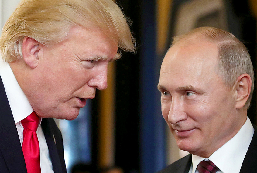 Donald Trump; Vladimir Putin (Getty/Mikhail Klimentyev)
