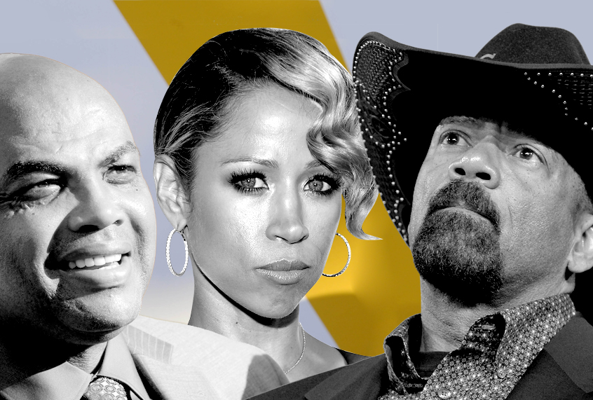 Charles Barkley; Stacey Dash; Sheriff David A. Clarke (AP/Getty/Salon)